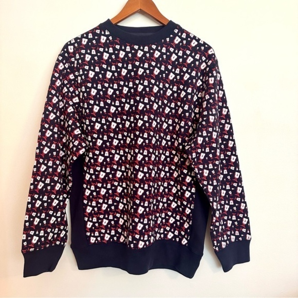 Undefeated Sweatshirt with Undefeated Logo’s Blue Red White Size Large